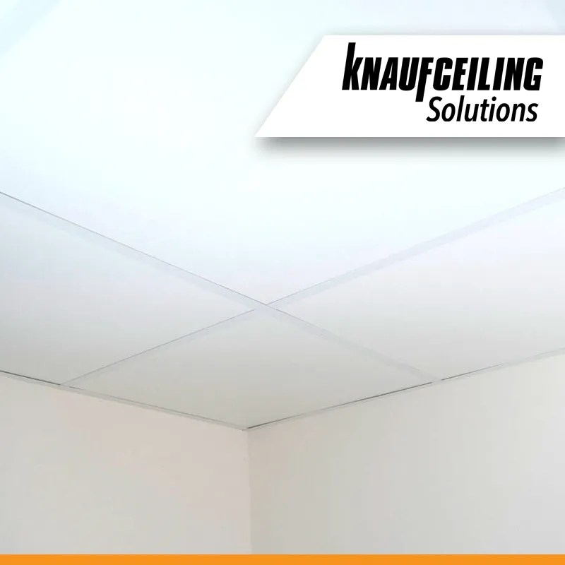 Knauf Plasterboard (Danotile Wipeable) 600x600mm Ceiling Tiles
