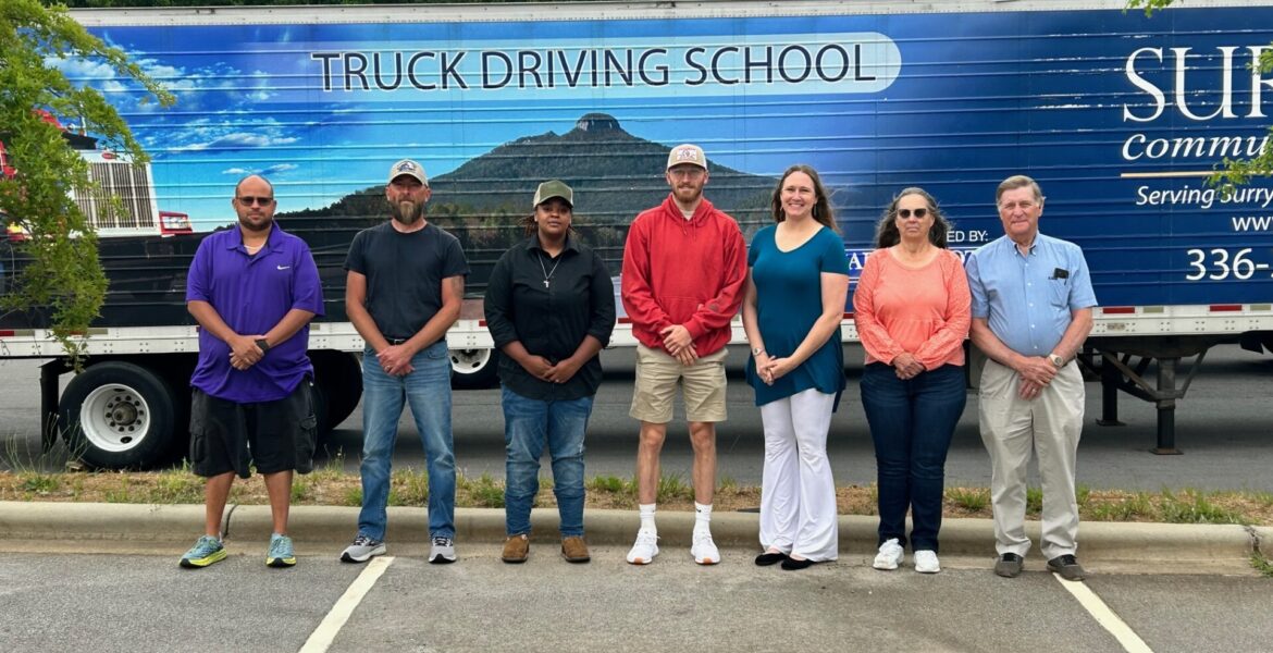 Six Students Graduate from SCC’s Truck Driver Training Course Surry