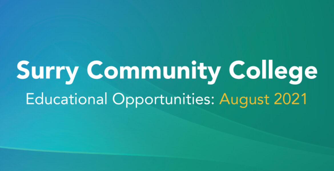 surry community college calendar 2023 Educational Opportunities for August Surry Community College