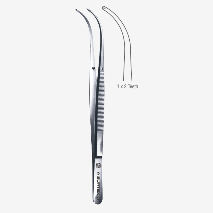 Brophy Dissecting Forceps; Narrow Curved Dissecting Forceps