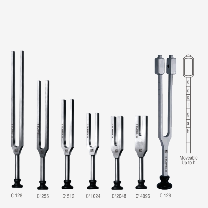 SURTEX® Lucae Tuning Fork Multiple Sizes Stainless Steel