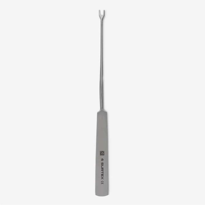 SURTEX® Negus Knot Pusher Small Forked Tip Stainless Steel