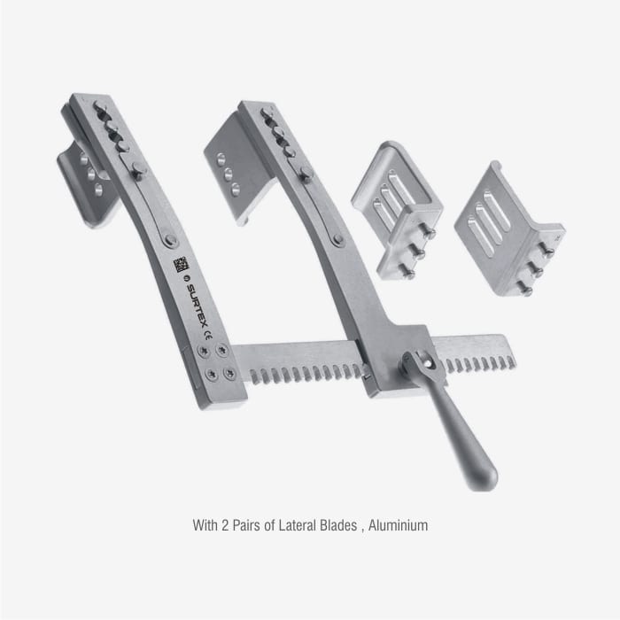 Burford Rib Spreader; Atraumatic Rib Retracting Forceps