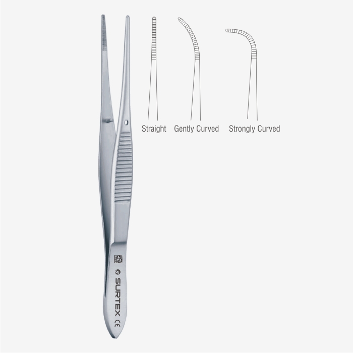 SURTEX® Graefe Dressing Forceps Serrated Jaws