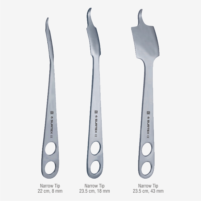 SURTEX® Hohmann Bone Lever (Retractor) Optimal Retraction