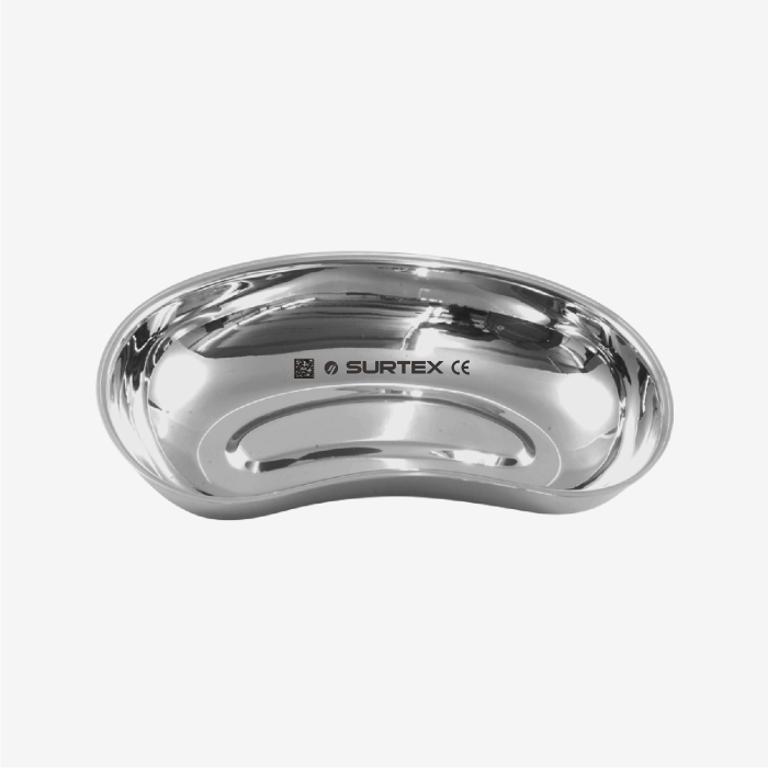 SURTEX® Kidney Dish Flattened Hollow Profile Stainless Steel