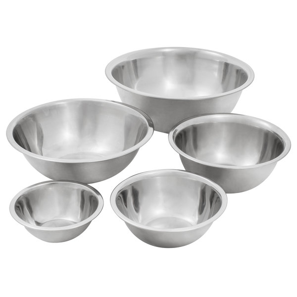 JUEGO SET DE BOWLS ACERO INOX 1.5, 3, 4, 5, y 8 QT (MEDIDAS 6 1/4, 7 3