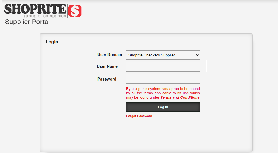 Shoprite Portal Login