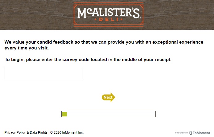 talktomcalisters Survey Take mcalisters survey and Win Rewards