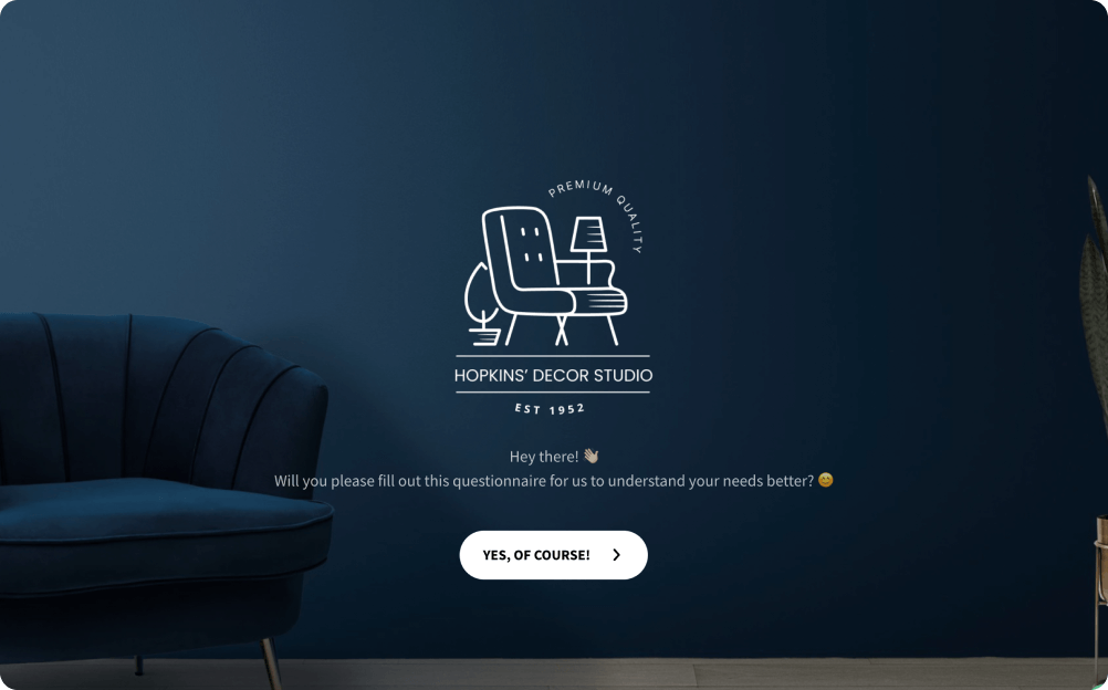 Free Interior Design Questionnaire Template SurveySparrow