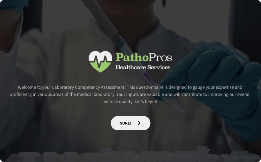 Laboratory Competency Assessment Form Template SurveySparrow