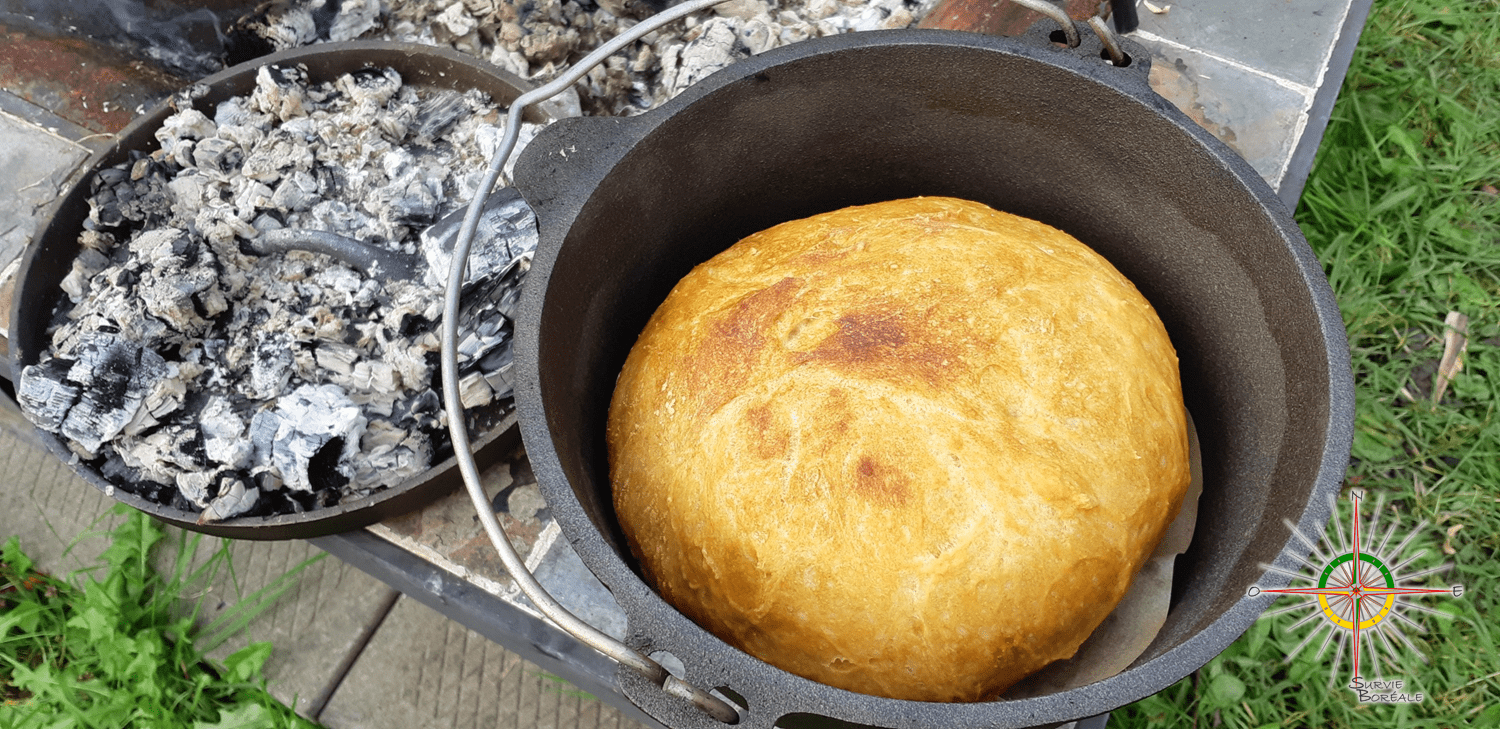 pain à la cocotte en fonte