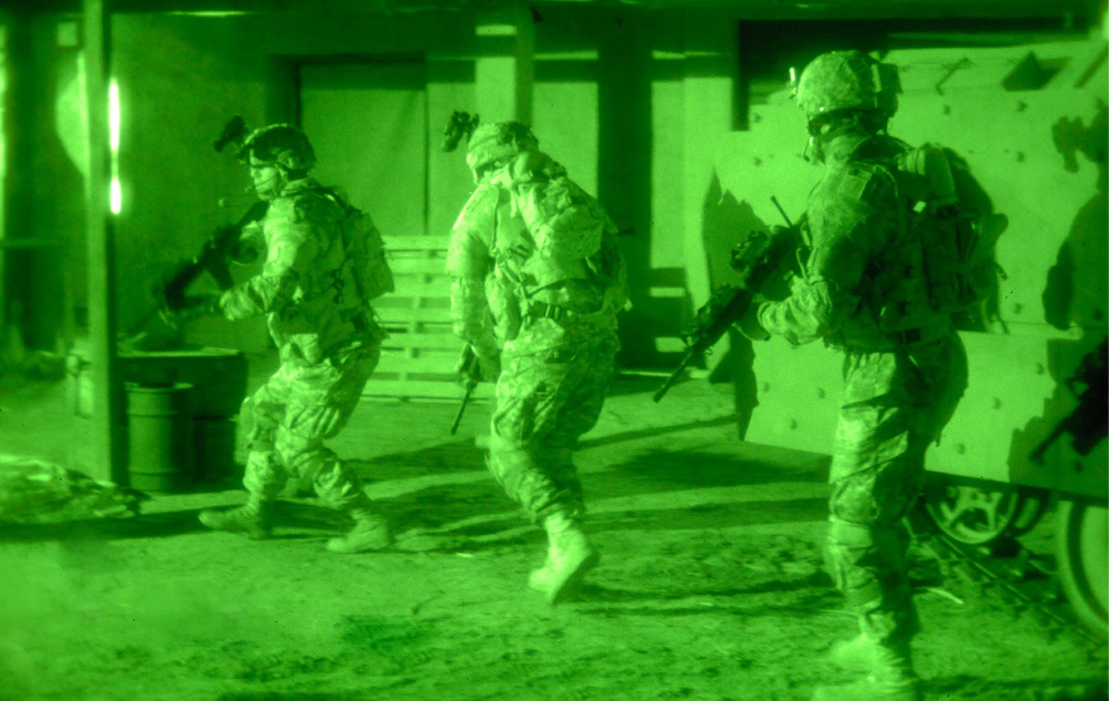Army night vision drivers training risk assessment