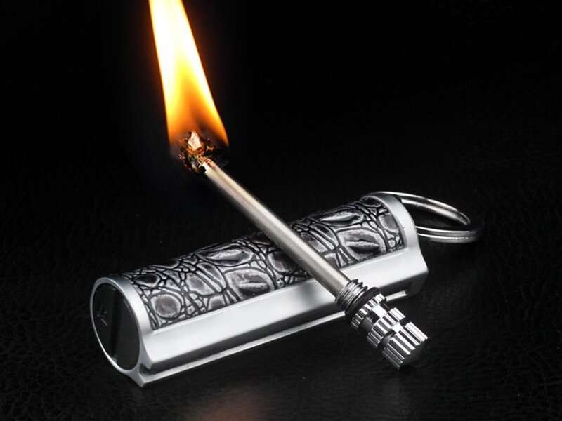 Get a LifeSaving Fire By Using This Permanent Match Keychain Lighter