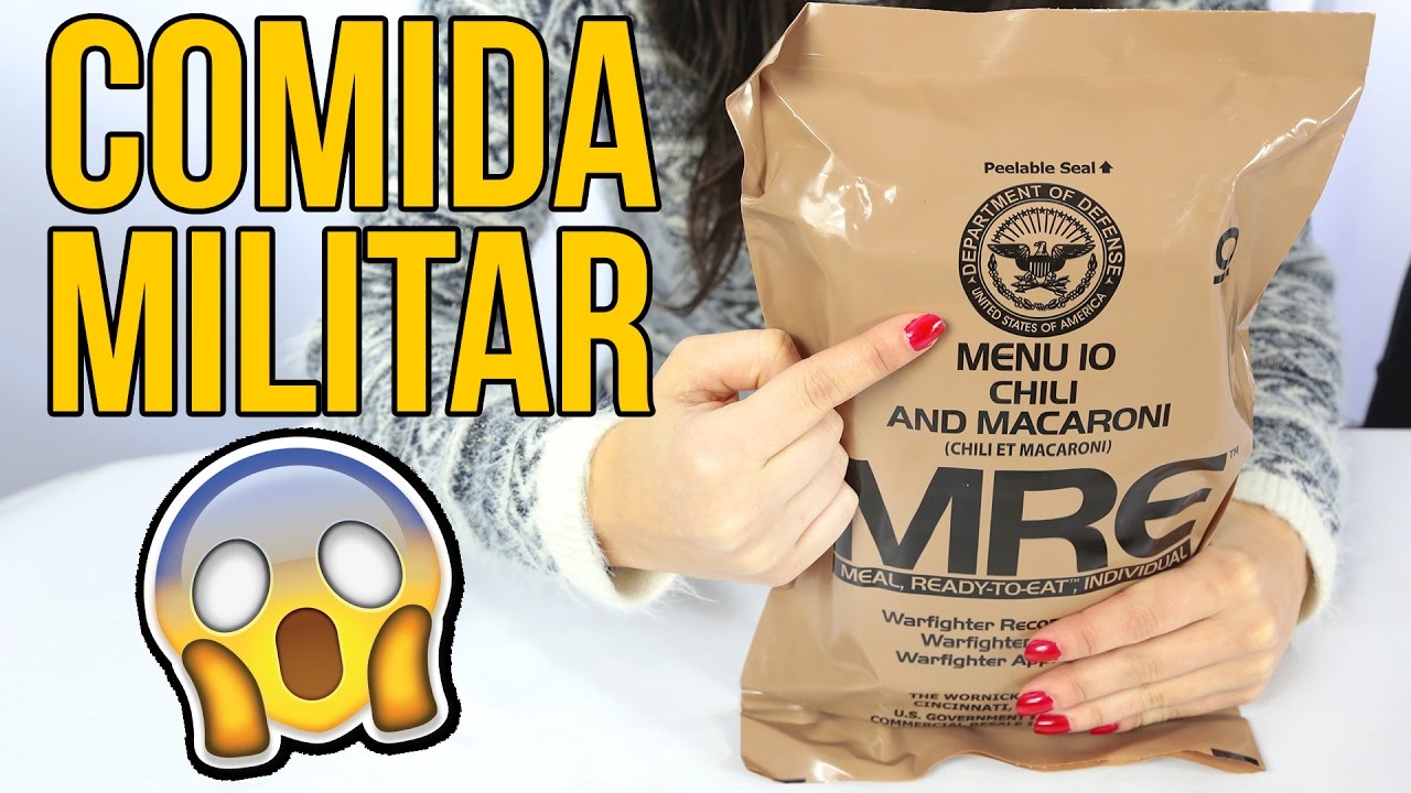 Probando comida de SUPERVIVENCIA MILITAR de E.E.U.U. Survival Prepper
