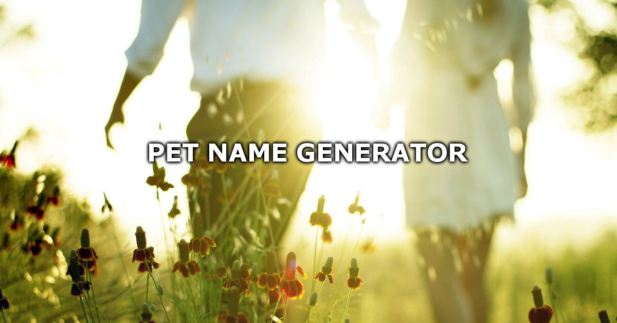 Pet Name Generator