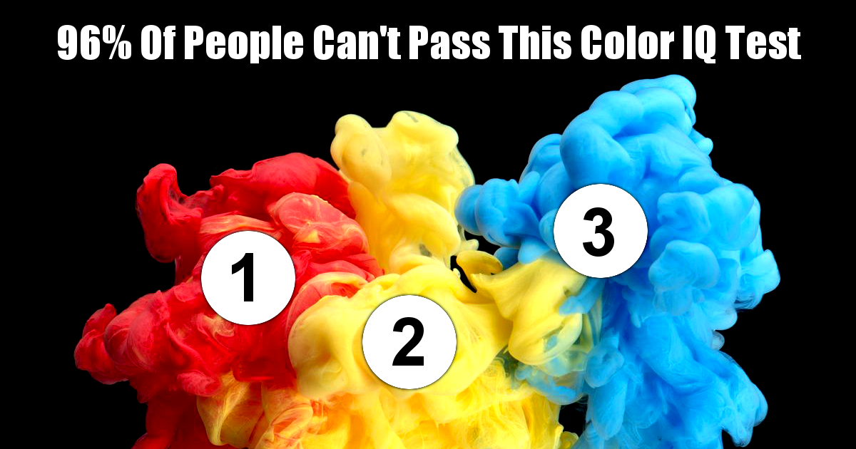 96 Of People Can't Pass This Color IQ Test