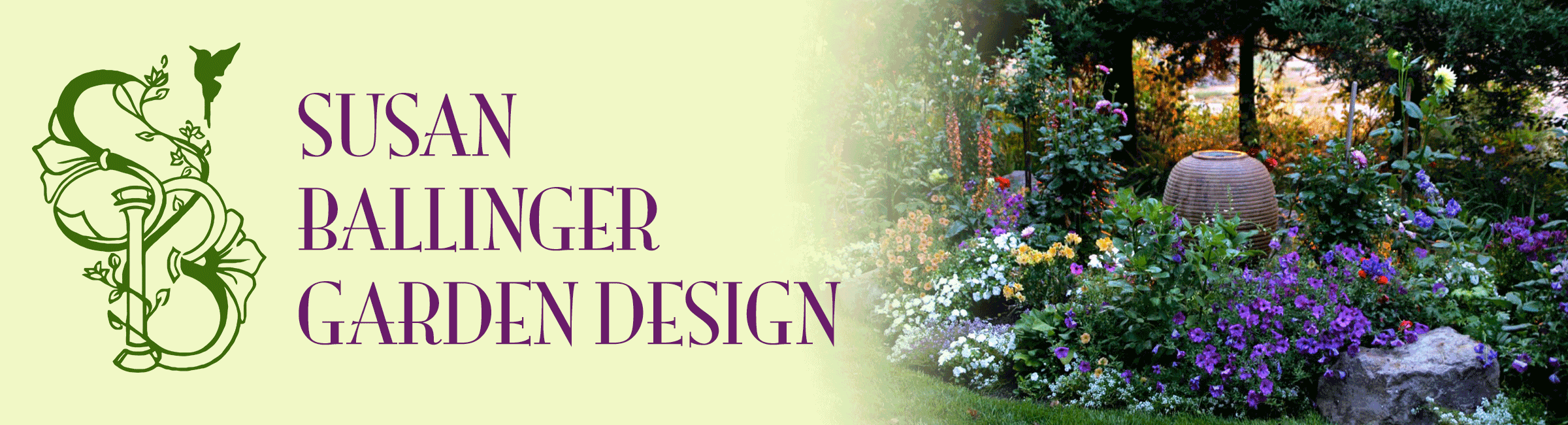 Susan Ballinger Garden Design Creating beautiful gardens is my Passion.
