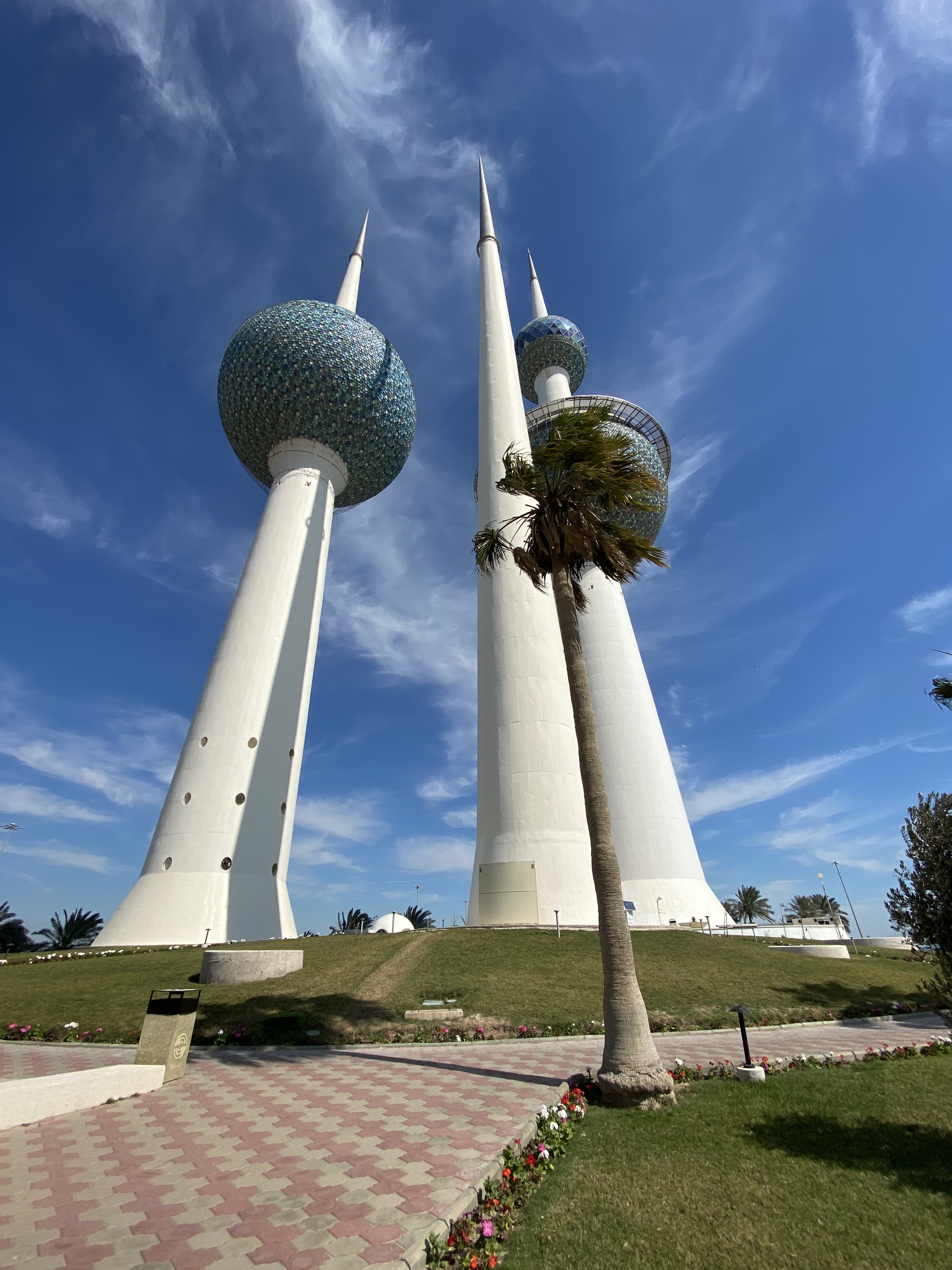Sky high in the Kuwait Towers susan dalzell