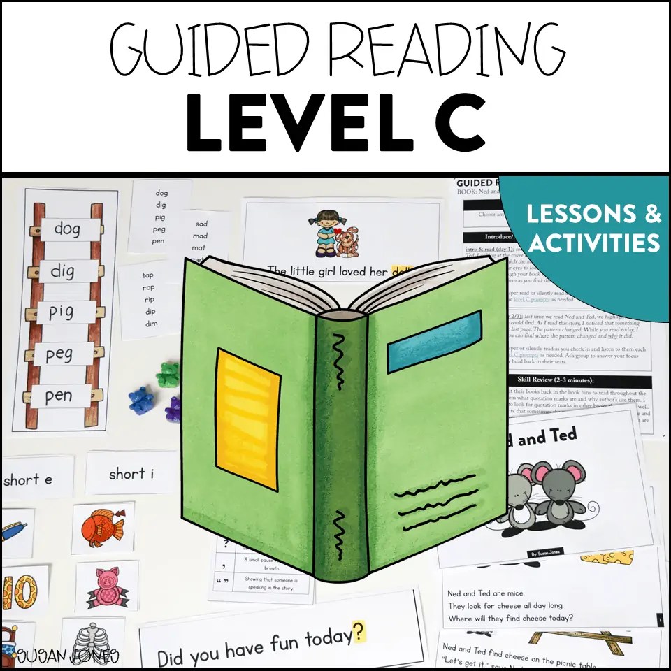 Guided Reading (Level C) Lessons and Activities Susan Jones Teaching