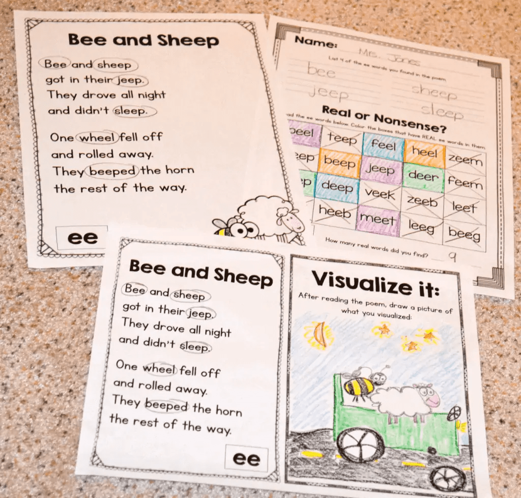 Phonics Poetry for Grades K2! Susan Jones