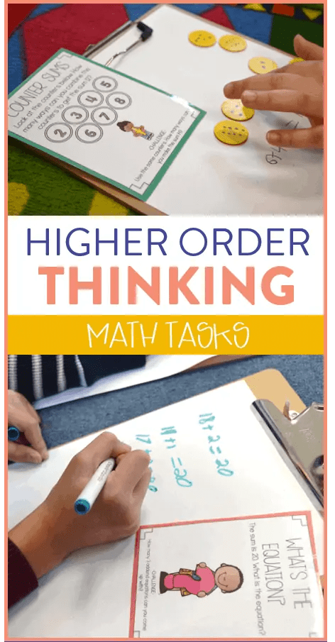 Higher Order Thinking Math in 1st Grade Susan Jones