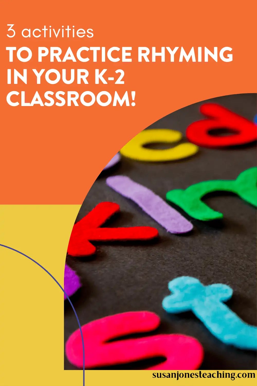 Rhyming Activities for Kindergarten and First Grade - Susan Jones