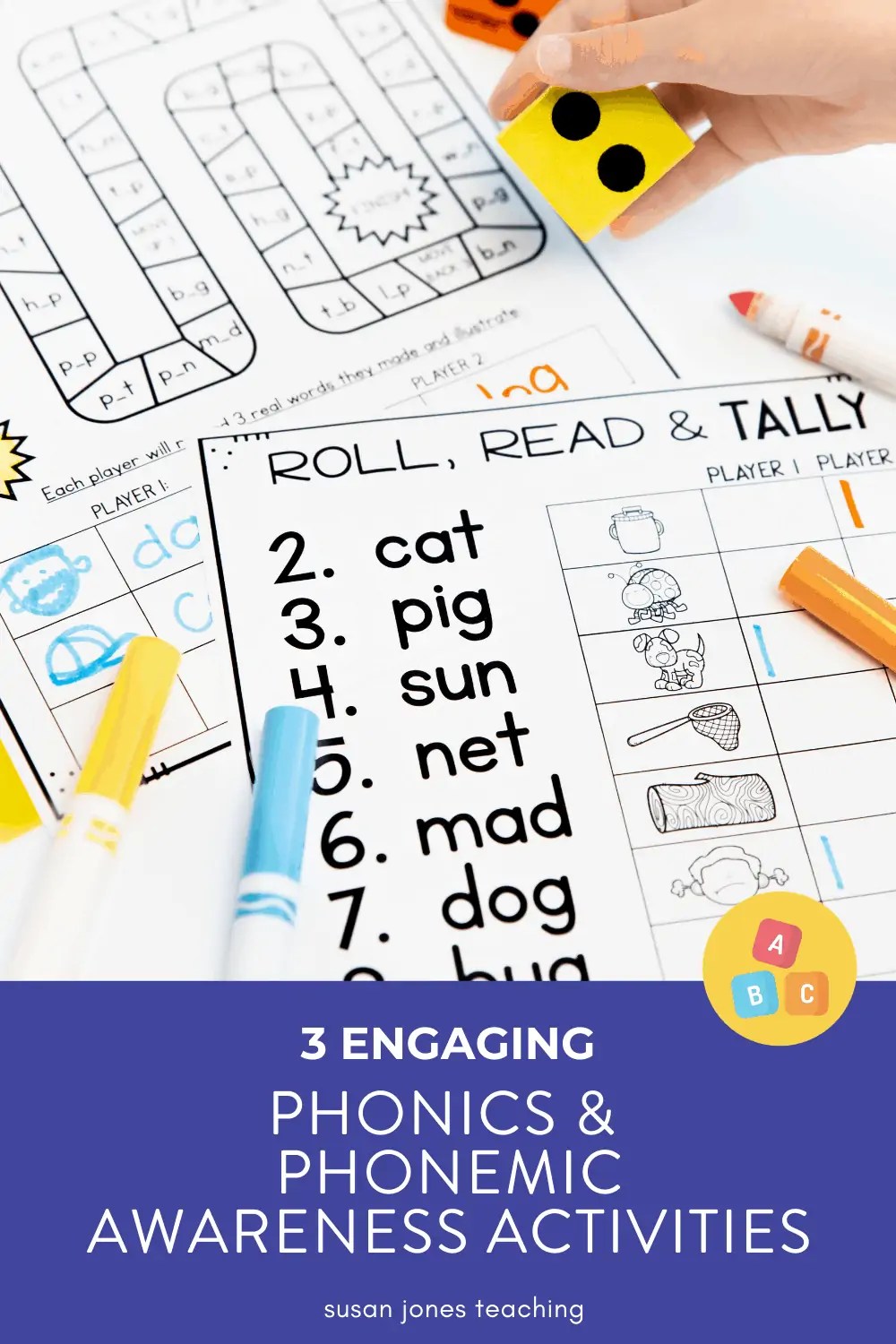 Phonics and Phonemic Awareness Activities for Kindergarten, First