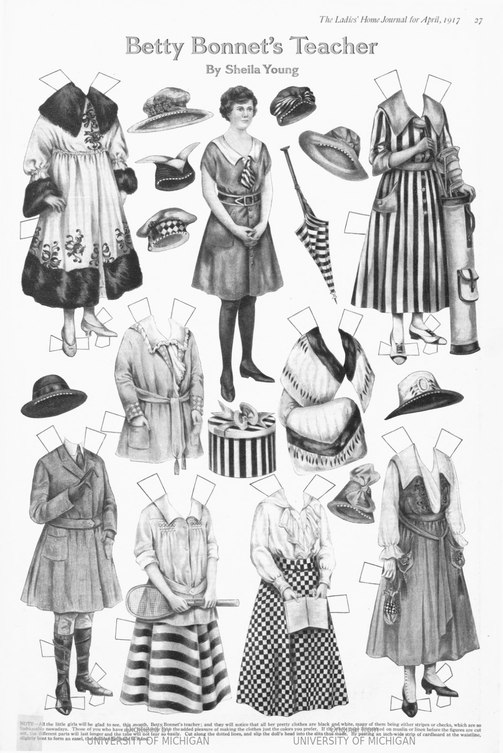 Beautiful Paper Dolls from the 1910s – Susanna Ives