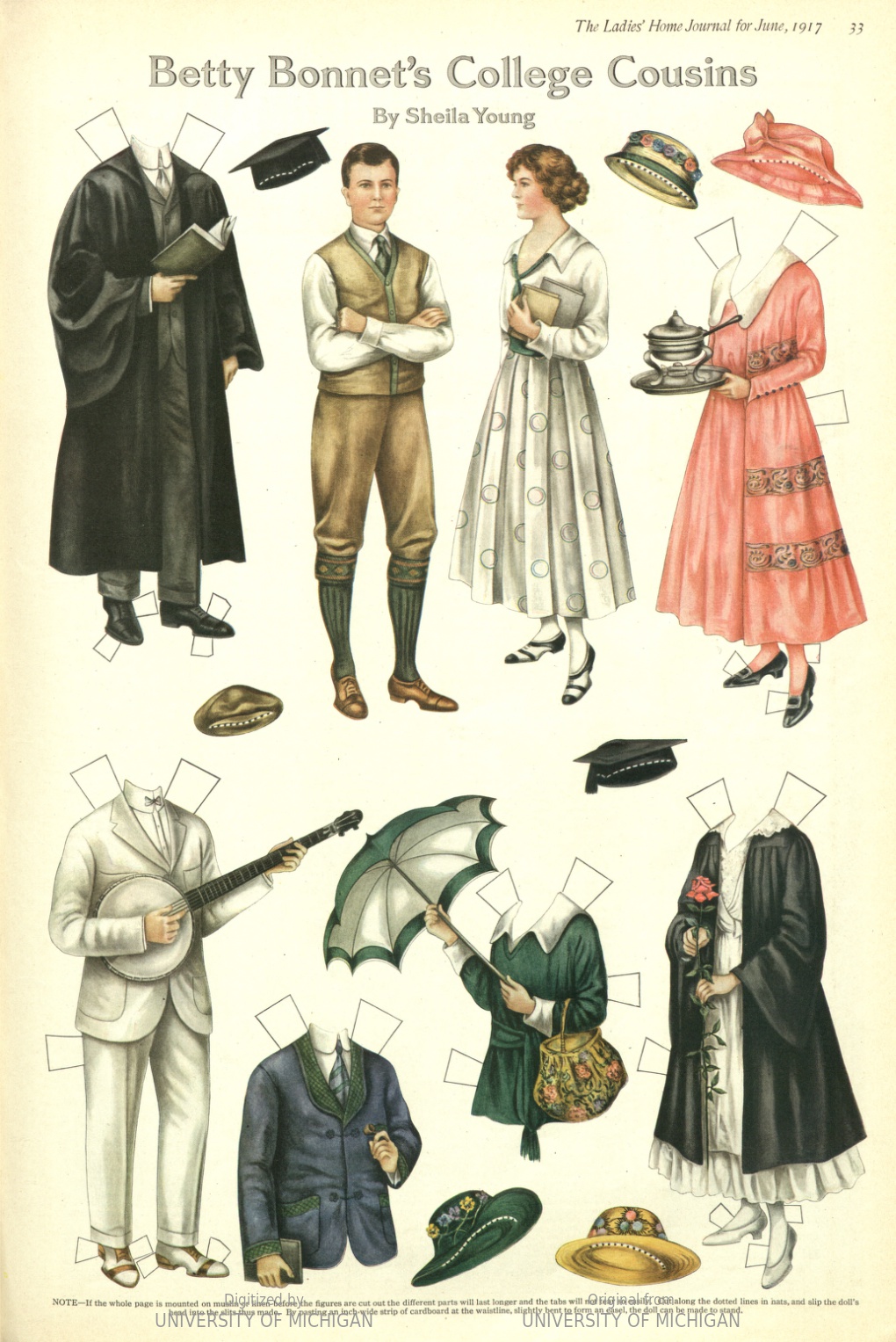 Beautiful Paper Dolls from the 1910s – Susanna Ives
