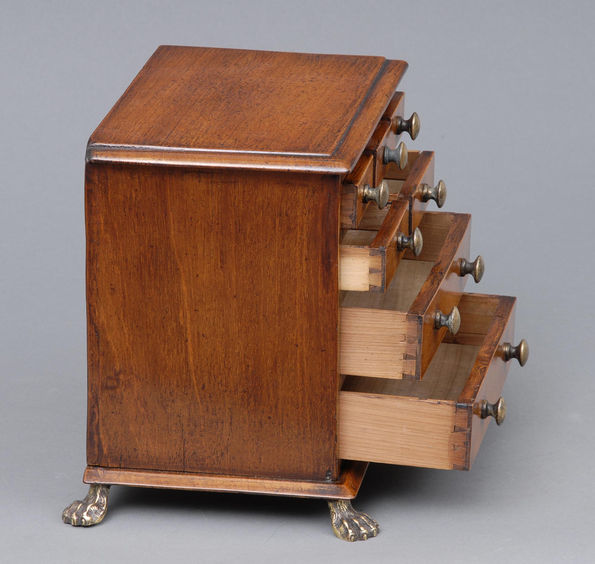 Antique Miniature Chest, Circa 1850