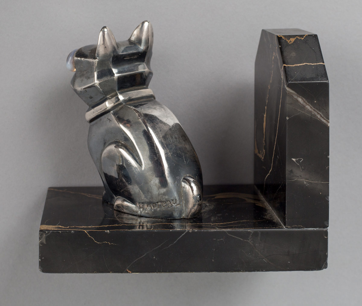 Pair French Art Deco Bookends By H. Moreau (Hippolyte François Moreau)