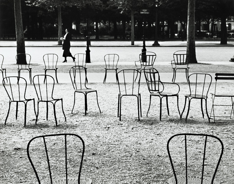 Chairs, Paris by Andre Kertesz Susan Spiritus Gallery