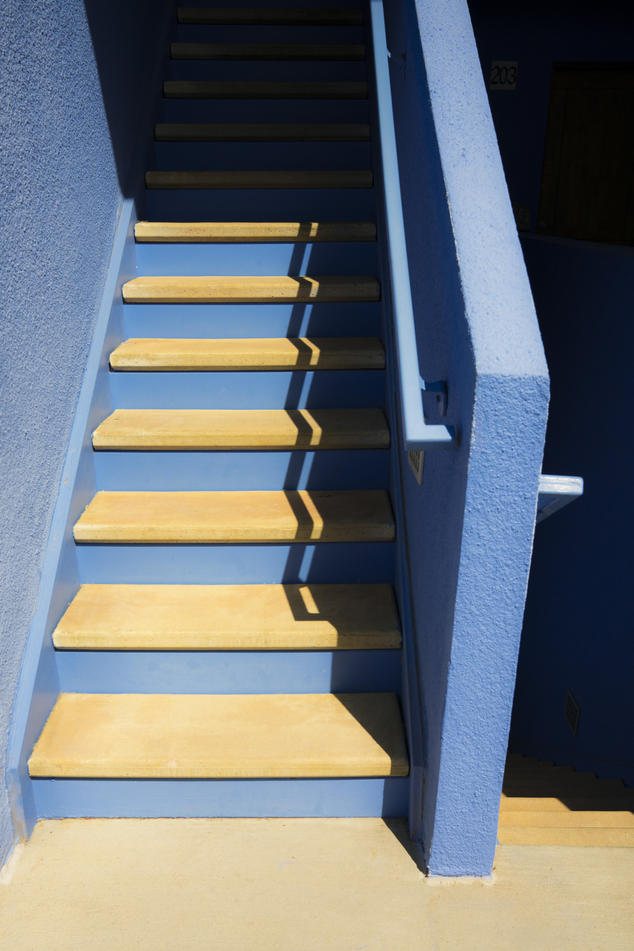 Blue Stairs by Natalie Christensen Susan Spiritus Gallery