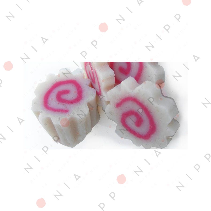 Narutomaki Surimi Alb cu spirală roz Sushi Sushi