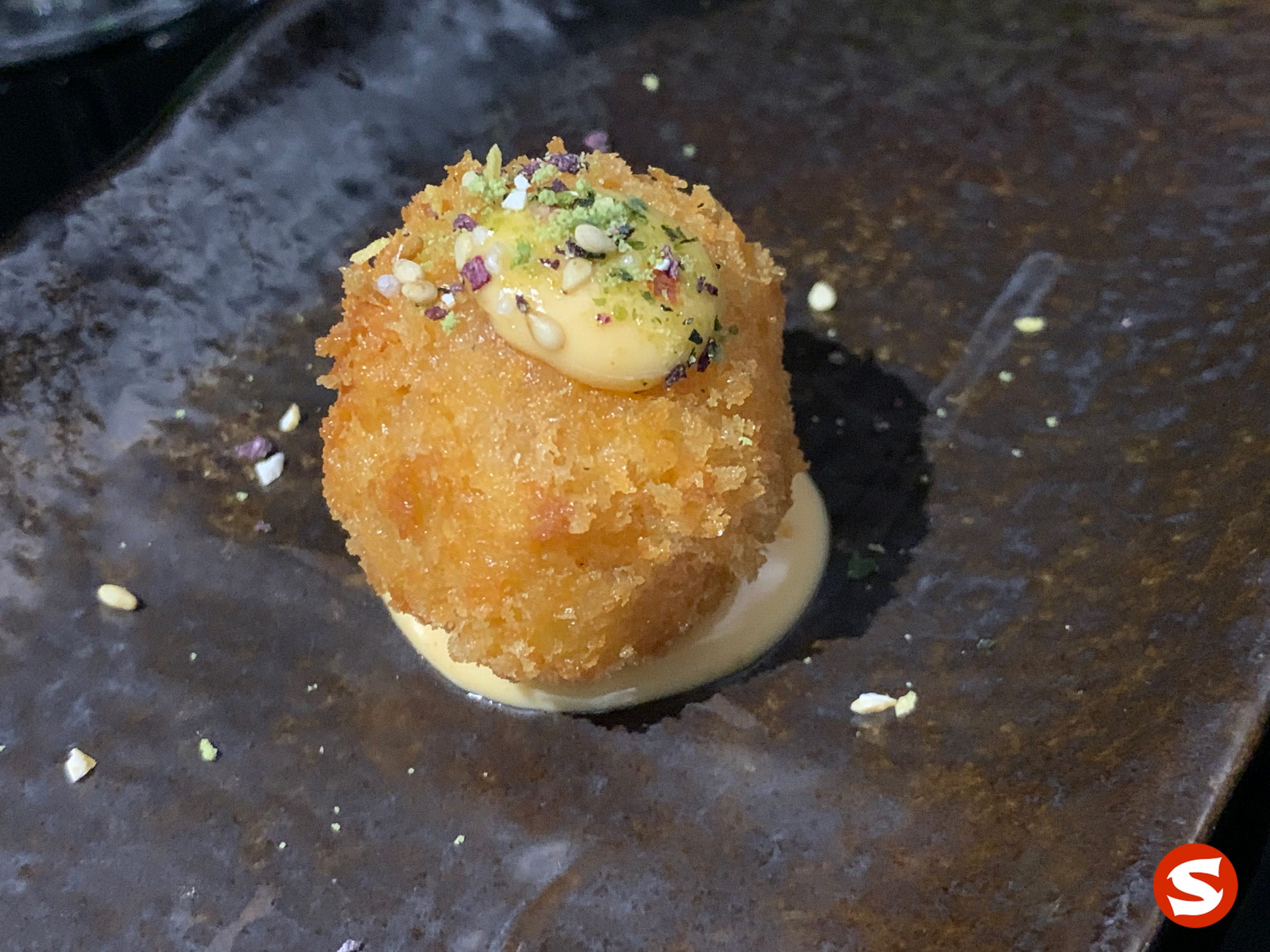 tako yaki tempura (deep fried grilled octopus)