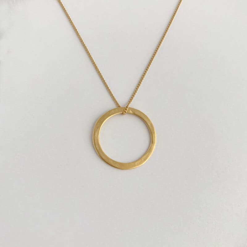 Circle M Necklace Susi Cala Jewelry