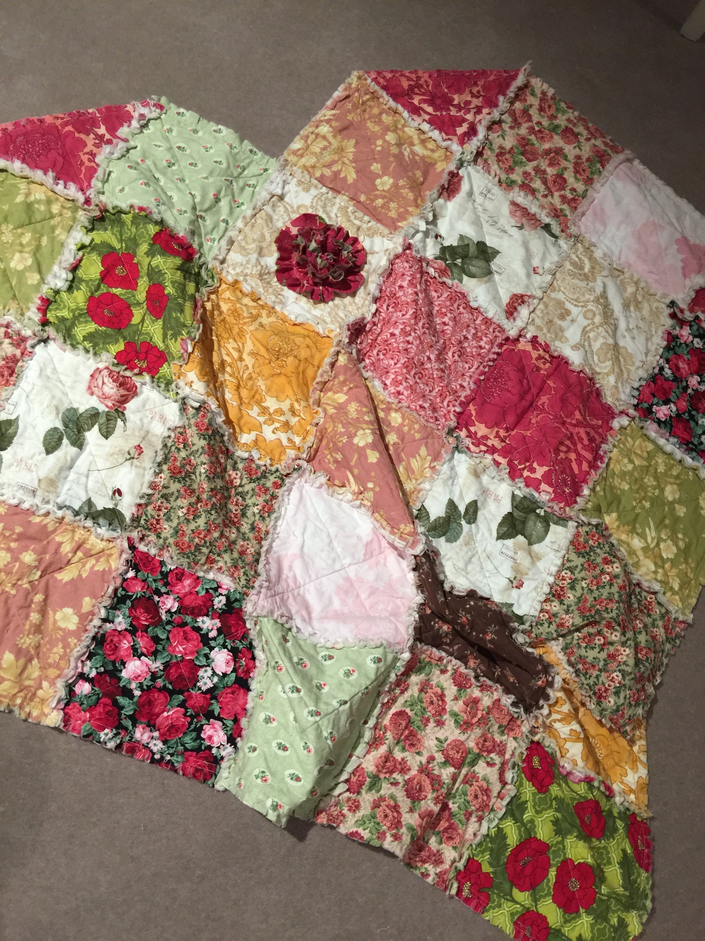All Heart Rag Quilt Pattern