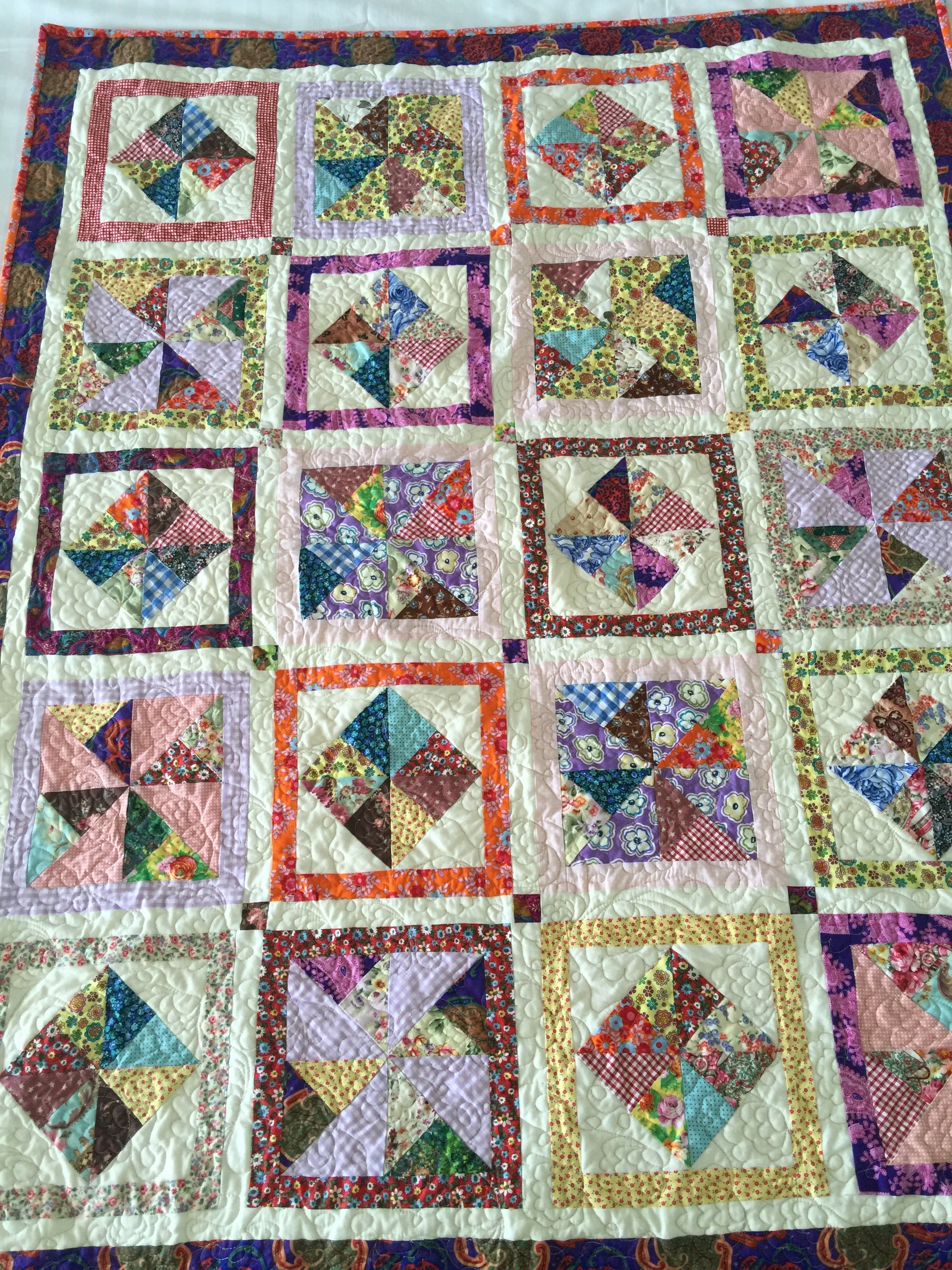 Framing Pinwheels Quilt and Pattern