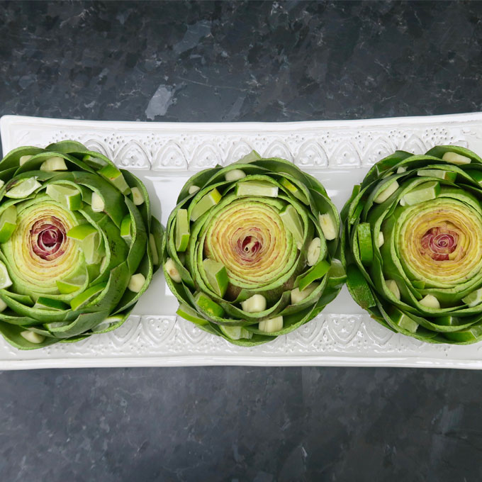 Artichoke with Garlic & Lime and a Side of Olive Oil Aioli Suso's