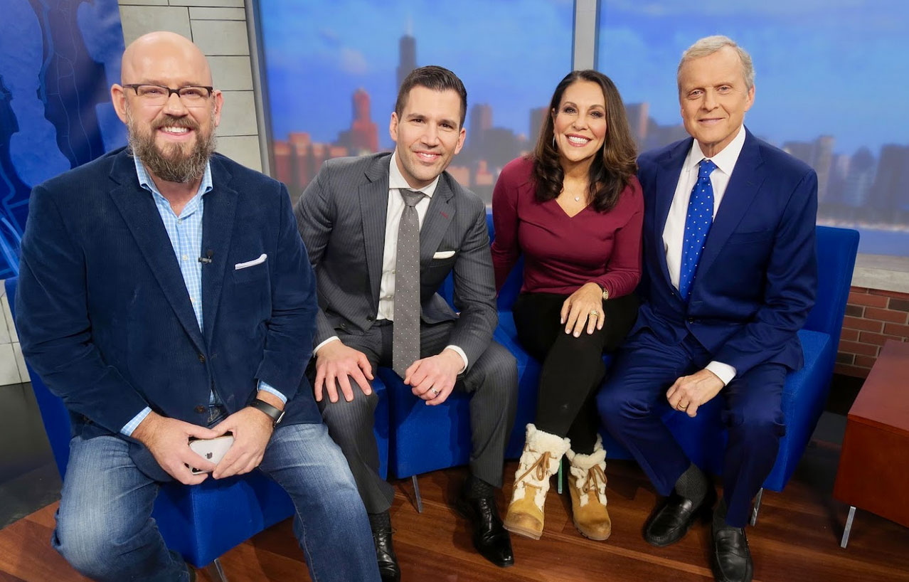 backstage at chicago's 1 morning tv show! Savvy