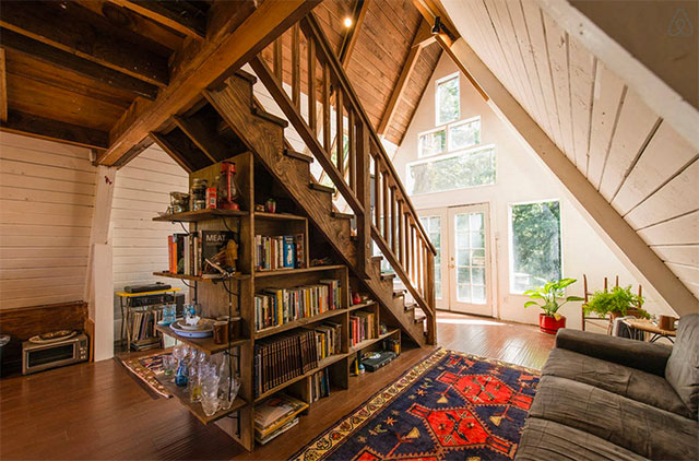 Tiny AFrame Cabin in the Redwoods Sustainable Simplicity
