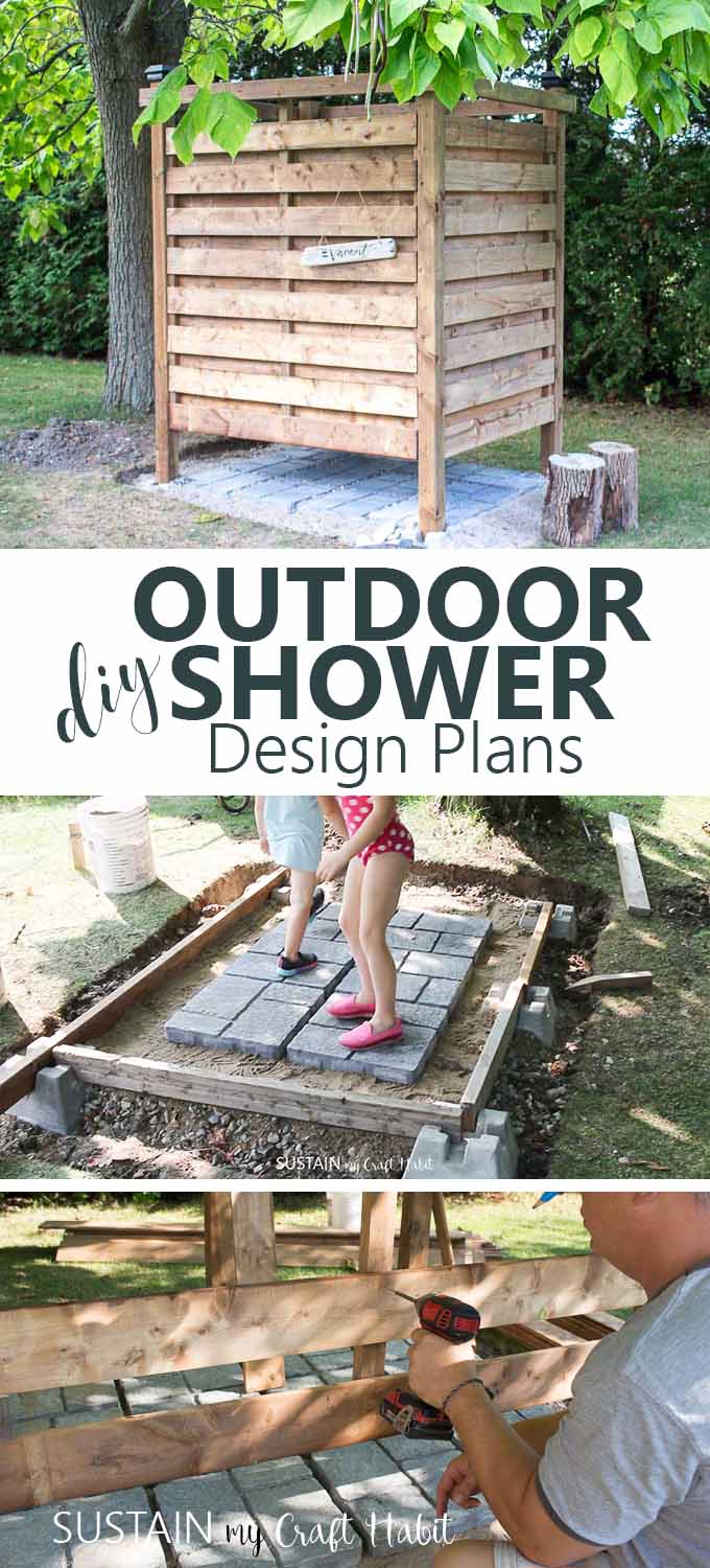 Build An Outdoor Shower Enclosure