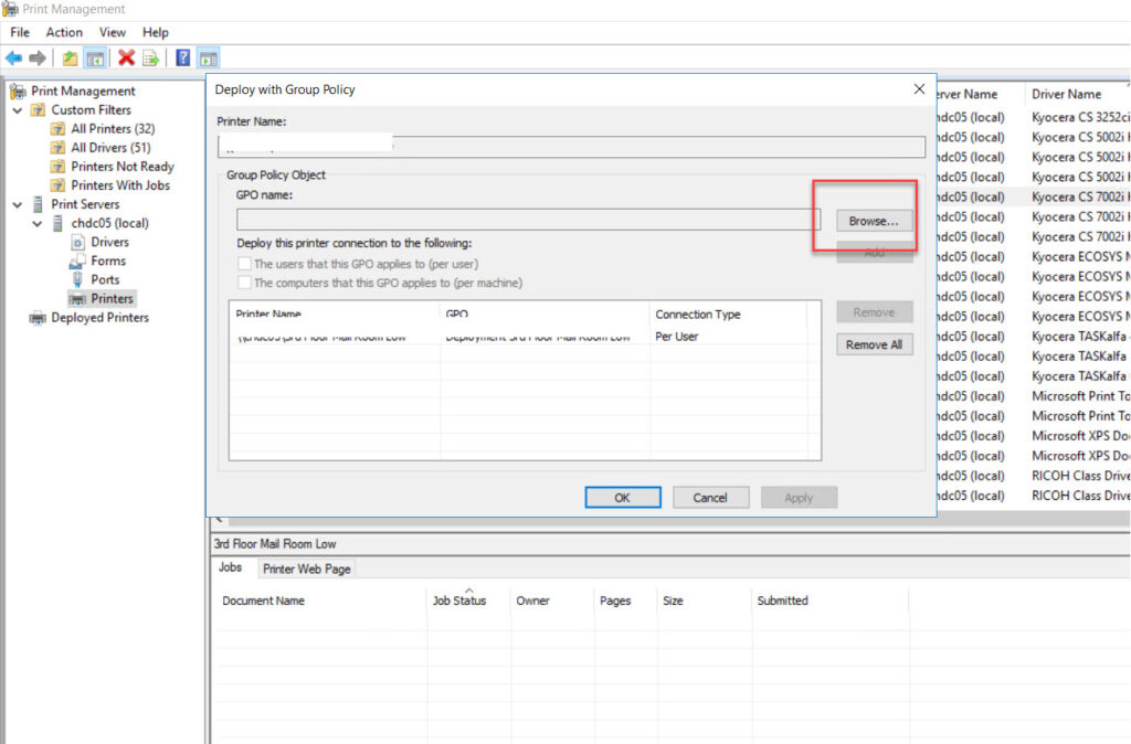 How to deploy printers using GPO and assign them to users Sutaantra
