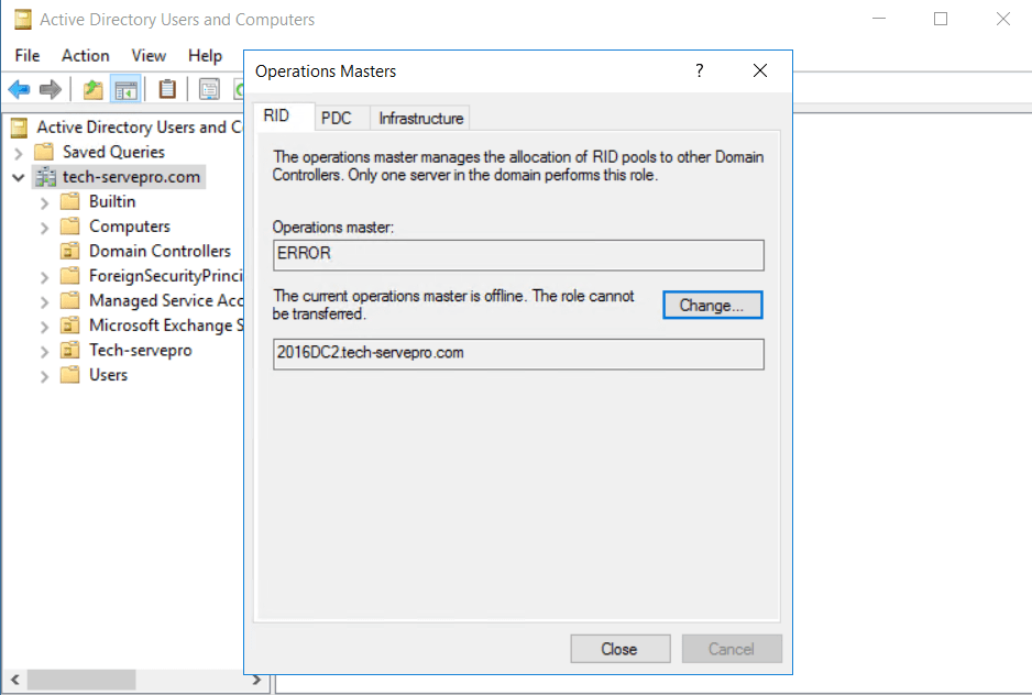 Resolve sync error between two Domain Controllers Sutaantra