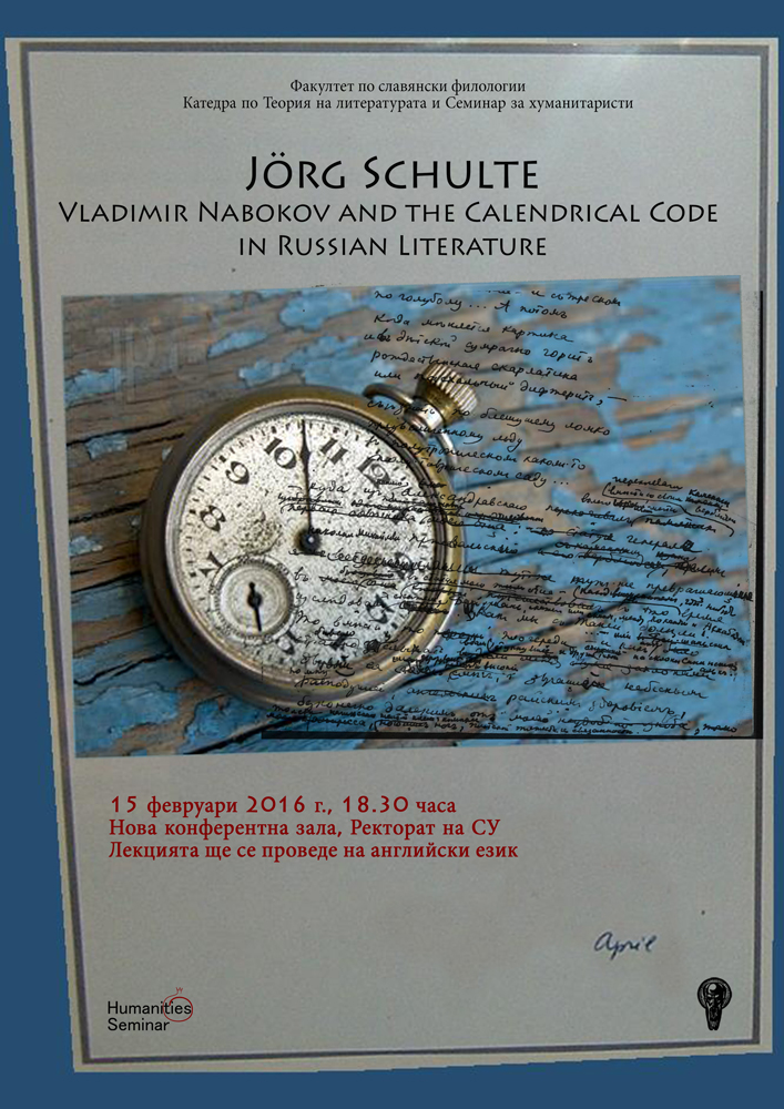 Jörg Schulte Vladimir Nabokov and the Calendrical Code in