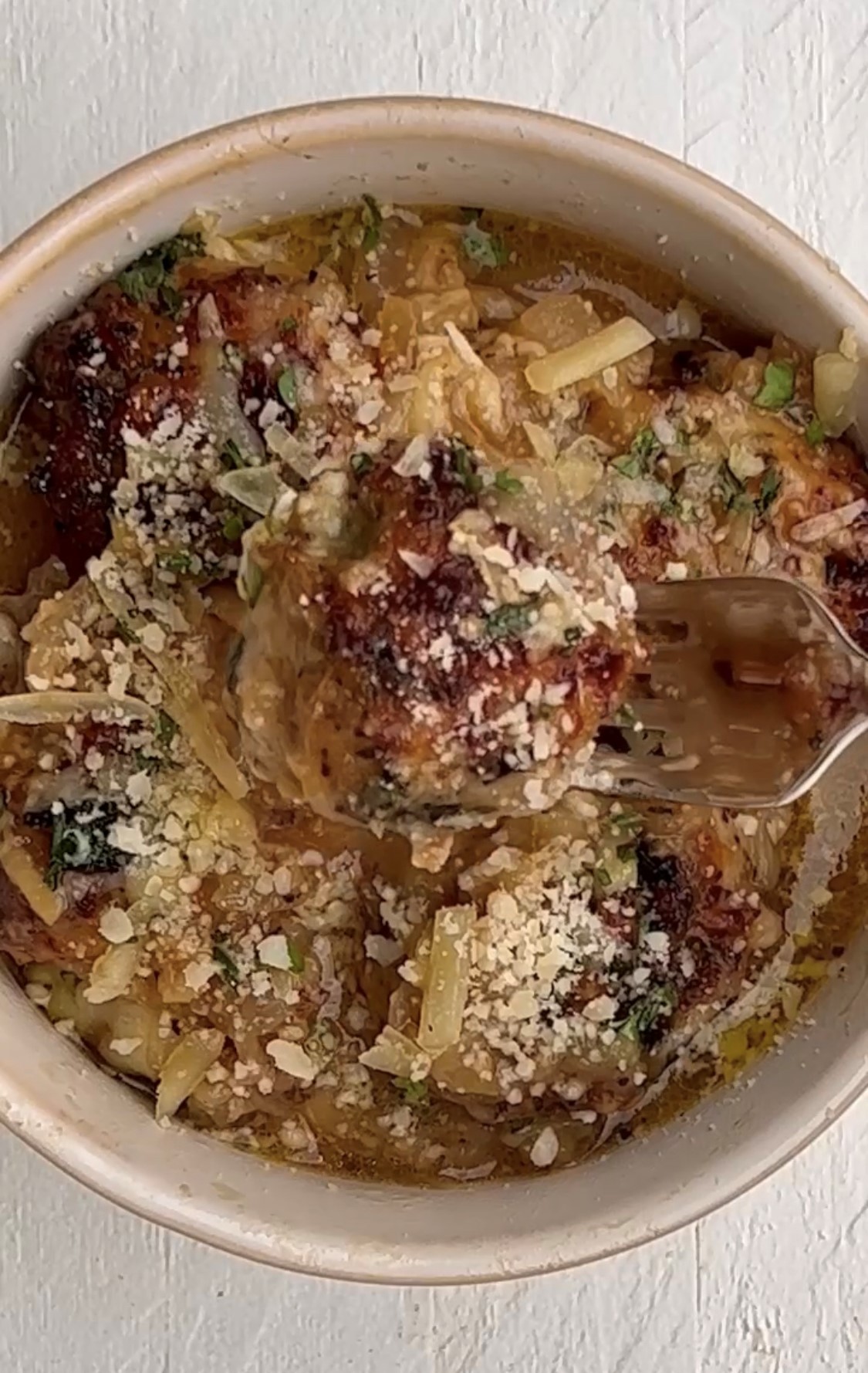 French Onion Meatballs A Sutherland Belle