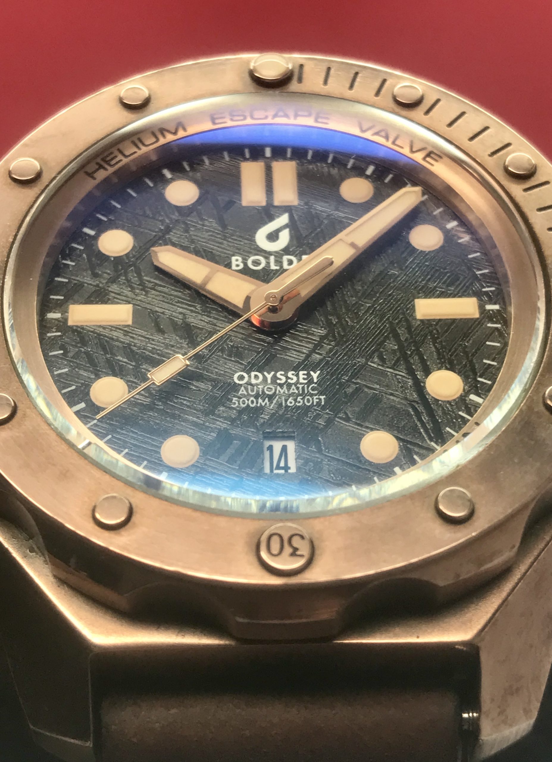 BOLDR Odyssey Bronze MeteoBlack Meteorite Dial Bronzo Automatic 45.5mm