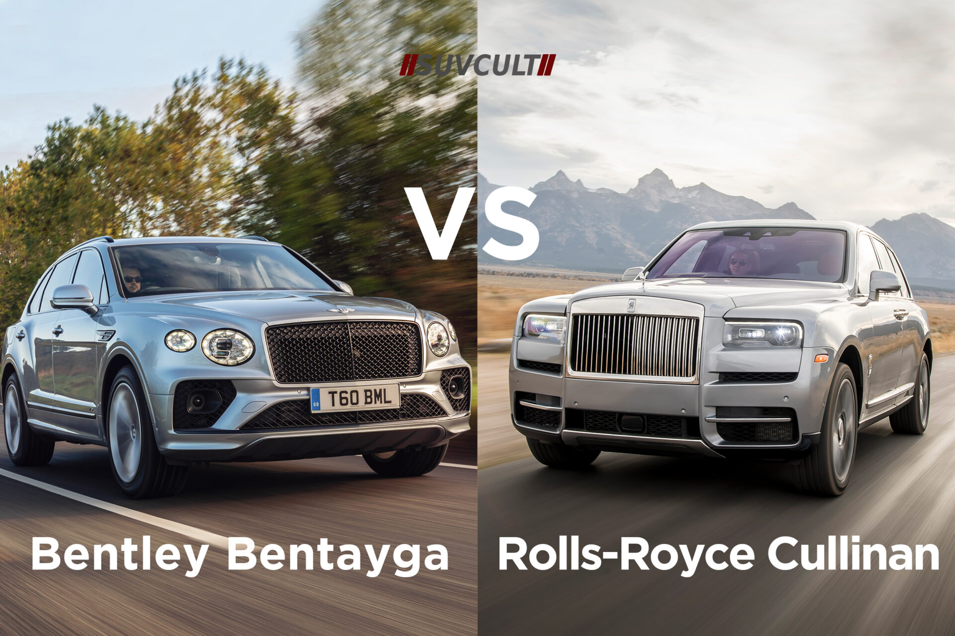 Bentley Bentayga vs RollsRoyce Cullinan (The most luxurious SUVs