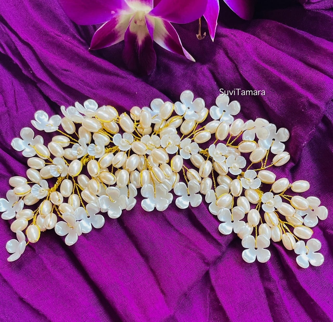 Cluster Floral Hair Tiara Suvitamara